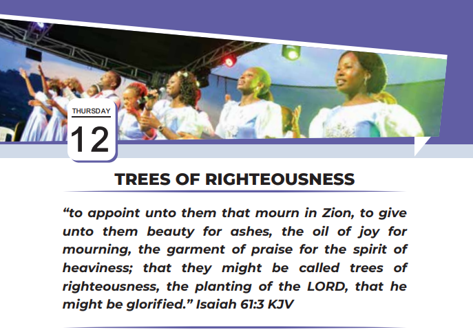TREES OF RIGHTEOUSNESS